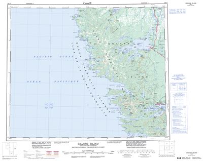 103F - GRAHAM ISLAND - Topographic Map