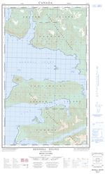 103F07E - RENNELL SOUND - Topographic Map