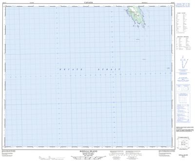 103G07 - BONILLA ISLAND - Topographic Map