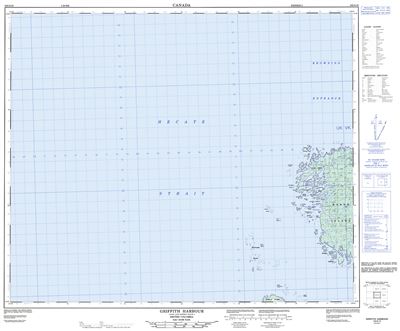 103G10 - GRIFFITH HARBOUR - Topographic Map