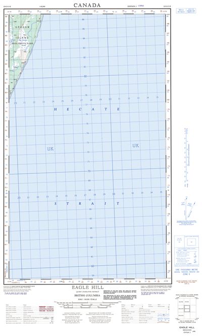 103G13E - EAGLE HILL - Topographic Map