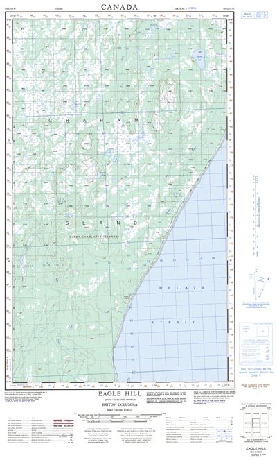 103G13W - EAGLE HILL - Topographic Map