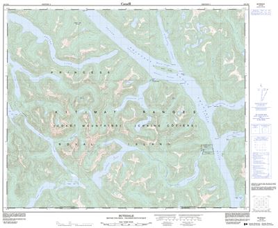 103H02 - BUTEDALE - Topographic Map