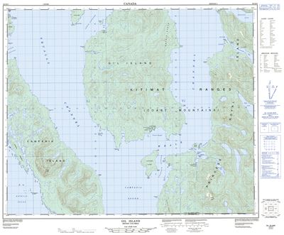 103H03 - GIL ISLAND - Topographic Map