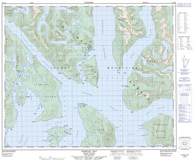 103H06 - HARTLEY BAY - Topographic Map