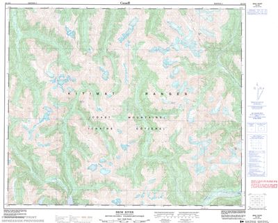 103H09 - BRIM RIVER - Topographic Map