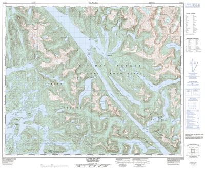 103H12 - LOWE INLET - Topographic Map