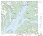 103H15 - KITIMAT ARM - Topographic Map