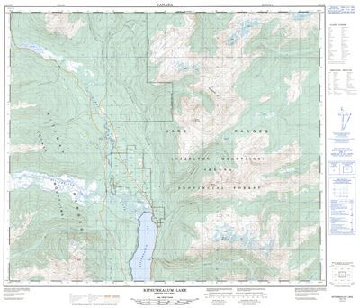 103I15 - KITSUMKALUM LAKE - Topographic Map