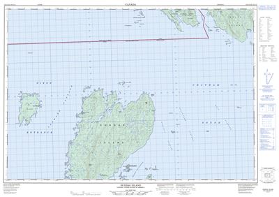 103J10 - DUNDAS ISLAND - Topographic Map