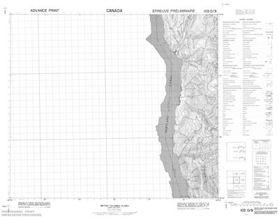 103O09 - NO TITLE - Topographic Map