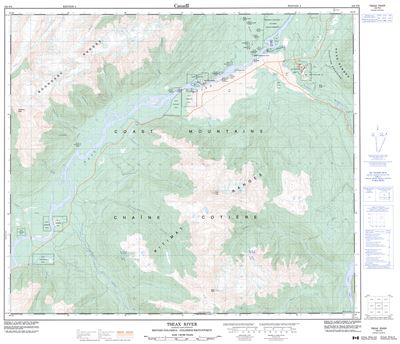 103P03 - TSEAX RIVER - Topographic Map