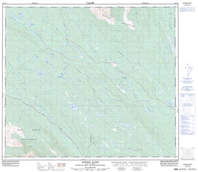 103P09 - KISPIOX RIVER - Topographic Map