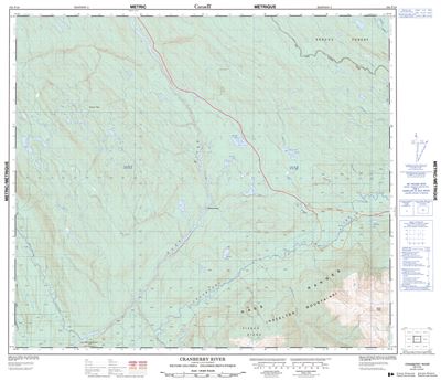 103P10 - CRANBERRY RIVER - Topographic Map