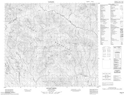 103P16 - KULDO CREEK - Topographic Map