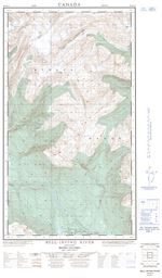 104A06E - BELL-IRVING RIVER - Topographic Map