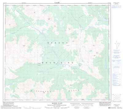 104A16 - MCEVOY FLATS - Topographic Map