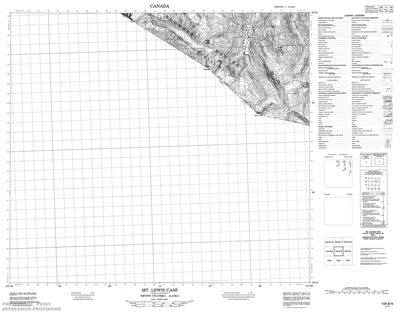 104B06 - MT LEWIS CASS - Topographic Map