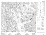 104B08 - FRANK MACKIE GLACIER - Topographic Map