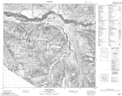 104B11 - CRAIG RIVER - Topographic Map