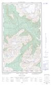 104B16E - BOB QUINN LAKE - Topographic Map