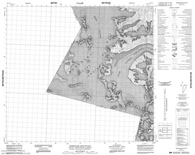 104F01 - DOMINION MOUNTAIN - Topographic Map