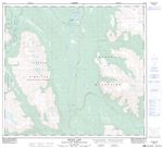 104G08 - REFUGE LAKE - Topographic Map