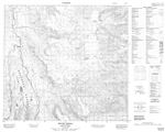 104G10 - MOUNT EDZIZA - Topographic Map