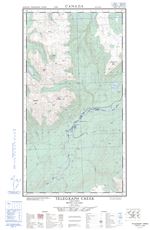 104G14W - TELEGRAPH CREEK - Topographic Map