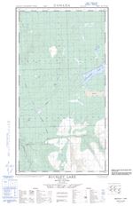 104G15W - BUCKLEY LAKE - Topographic Map