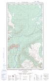104G16W - KLASTLINE RIVER - Topographic Map