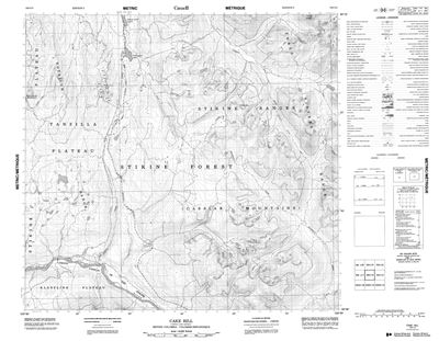 104I04 - CAKE HILL - Topographic Map