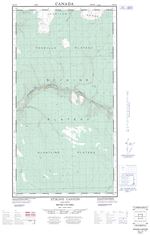 104J01W - TSENAGLODE LAKE - Topographic Map