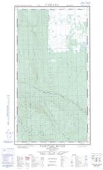 104J03E - TAHLTAN RIVER - Topographic Map