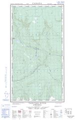 104J03W - TAHLTAN RIVER - Topographic Map