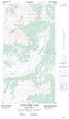 104J09W - LITTLE DEASE LAKE - Topographic Map