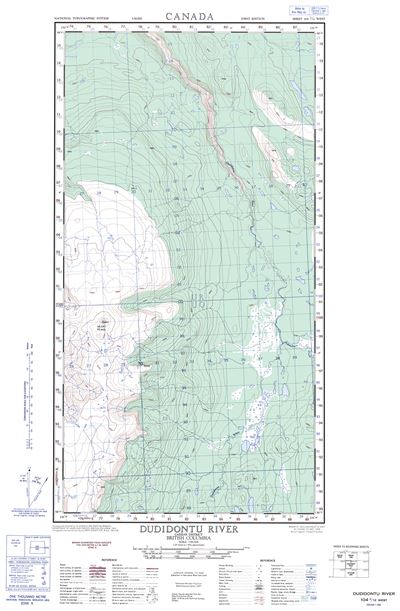 104J12W - DUDIDONTU RIVER - Topographic Map