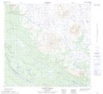 104J14 - KAWDY CREEK - Topographic Map