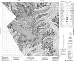 104K06 - WRIGHT GLACIER - Topographic Map