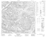 104K11 - STUHINI CREEK - Topographic Map