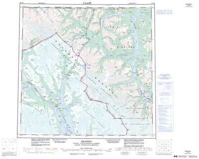 104M - SKAGWAY - Topographic Map
