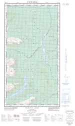 104N01W - NAKINA LAKE - Topographic Map
