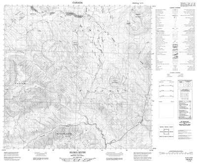 104N03 - SLOKO RIVER - Topographic Map