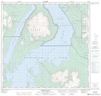 104N05 - TERESA ISLAND - Topographic Map