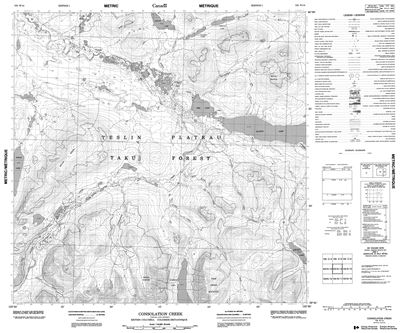 104N14 - CONSOLATION CREEK - Topographic Map