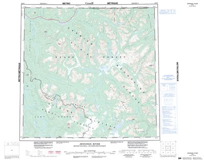 104O - JENNINGS RIVER - Topographic Map