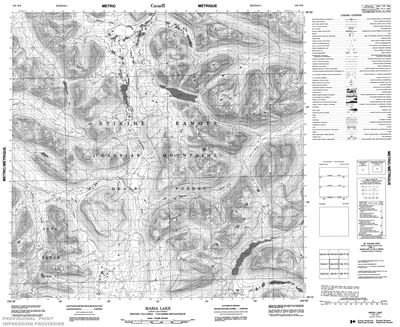 104O08 - MARIA LAKE - Topographic Map