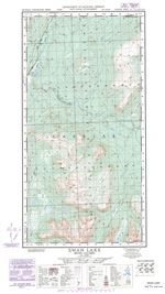 104O14E - SWAN LAKE - Topographic Map