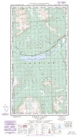 104O14W - SWAN LAKE - Topographic Map