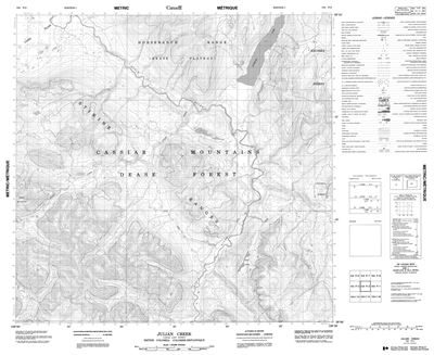 104P02 - JULIAN CREEK - Topographic Map